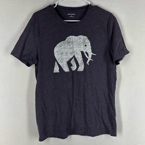 BANANA REPUBLIC Gray Elephant T-Shirt size M